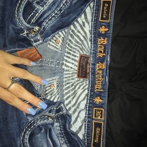 Women’s rock revival skinny jeans